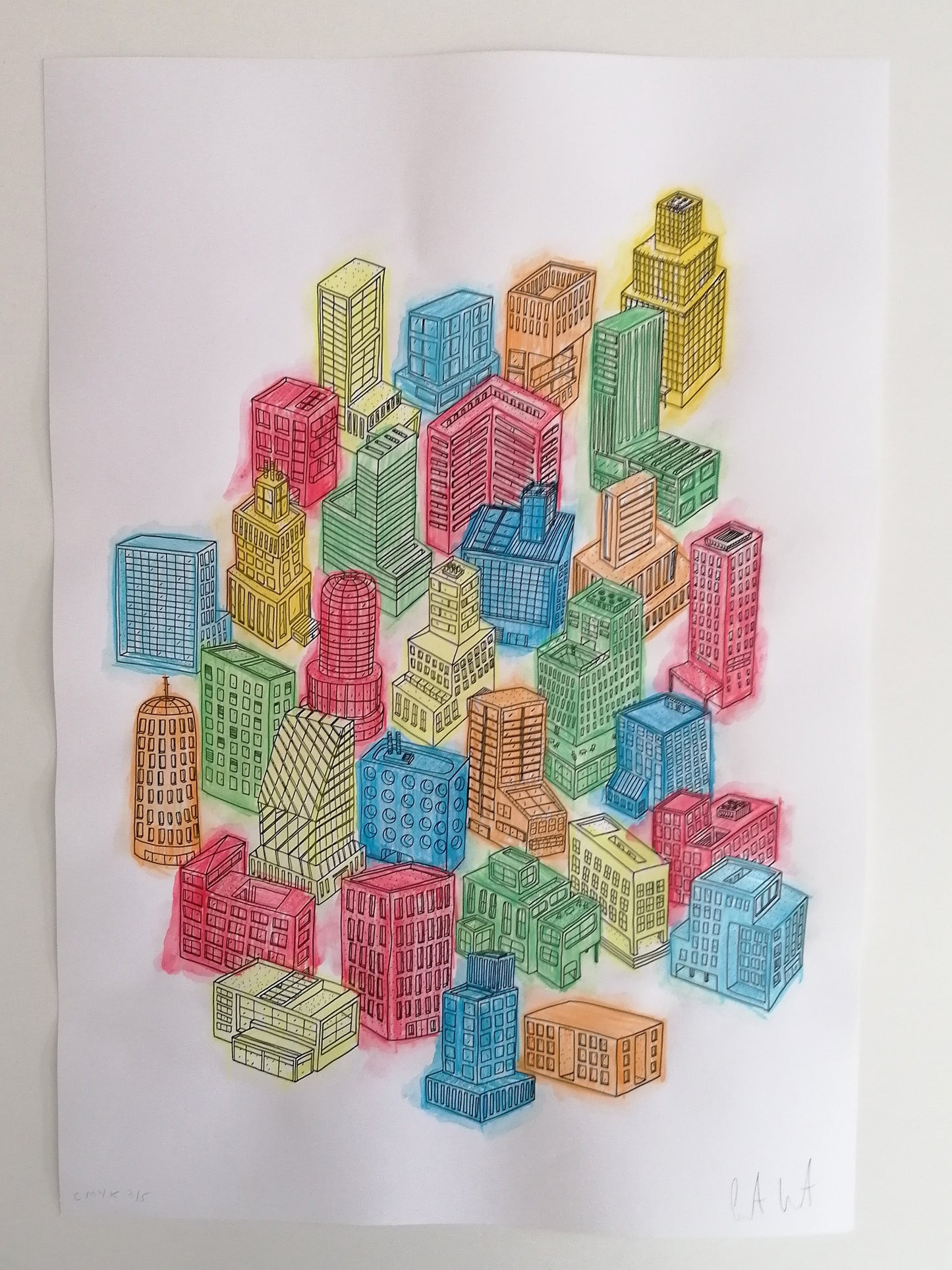 Cristian Montesinos Architecture Art Print Signed and Numbered