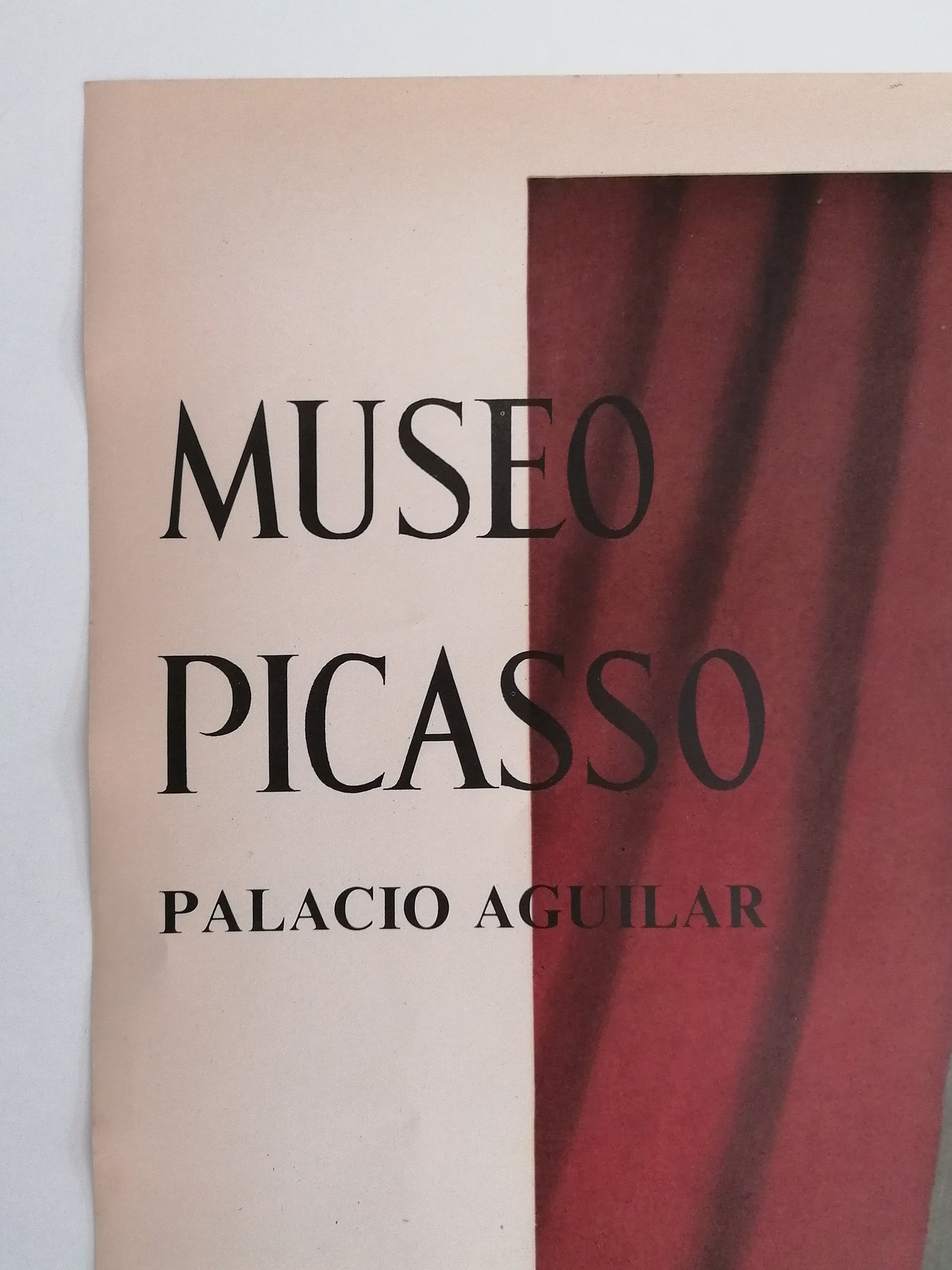 1966 Pablo Picasso "Arlequin" Barcelona Exhibition Poster