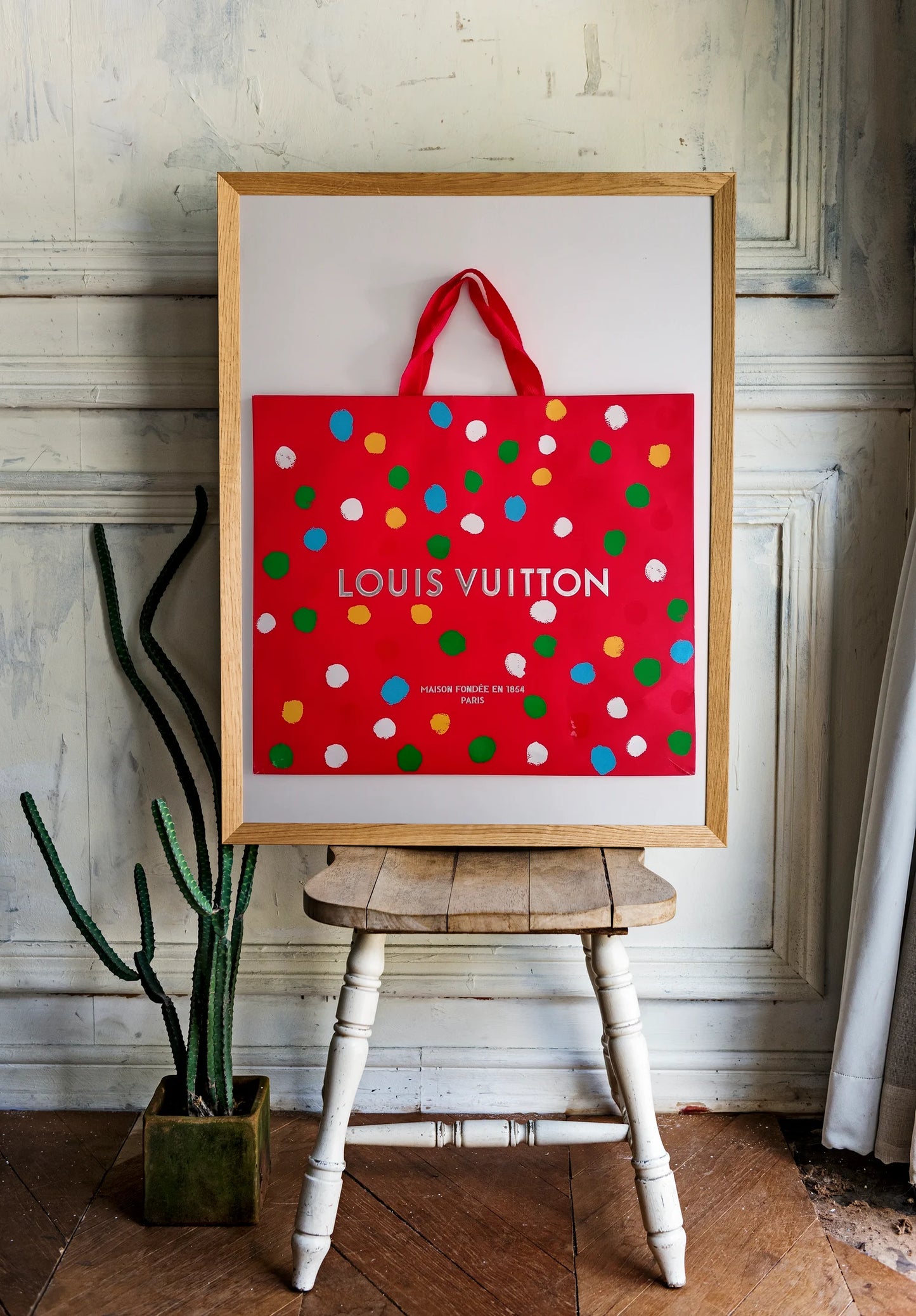 2023 Yayoi Kusama x Louis Vuitton "Infinity Dots Collection" Red