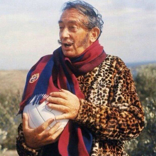 Salvador Dalí Signed Fc Barcelona Art with Certificate