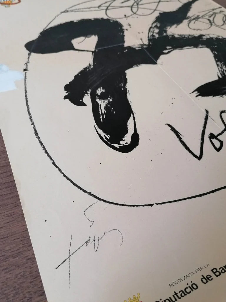 1986 Antoni Tapies LA VOLTA Poster