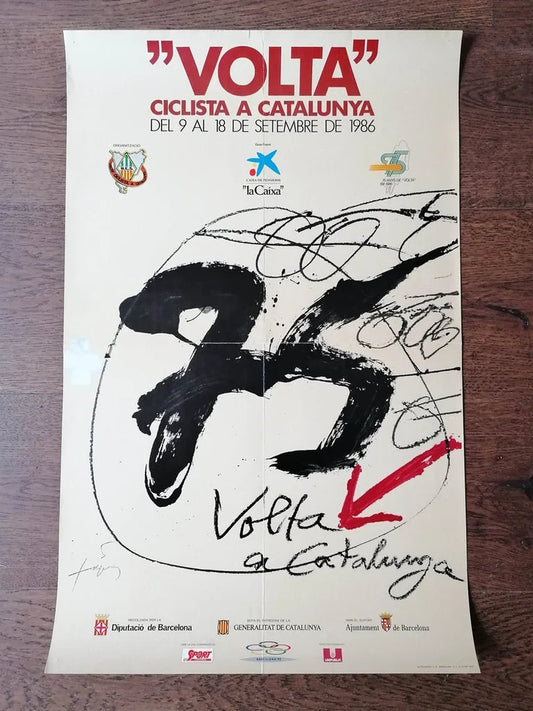 1986 Antoni Tapies LA VOLTA Poster