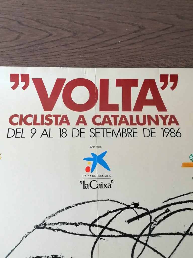 1986 Antoni Tapies LA VOLTA Poster