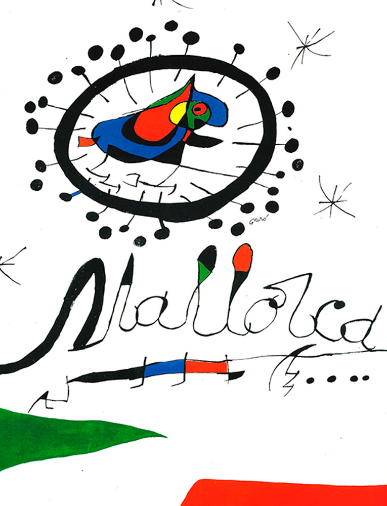 Mallorca Tourism 1973 by Joan Miró by Modern Reproduction