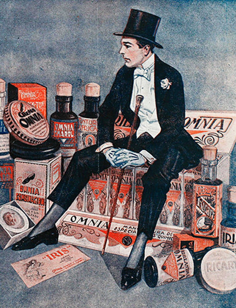 Fancy Man Antique Advertising Modern Reproduction