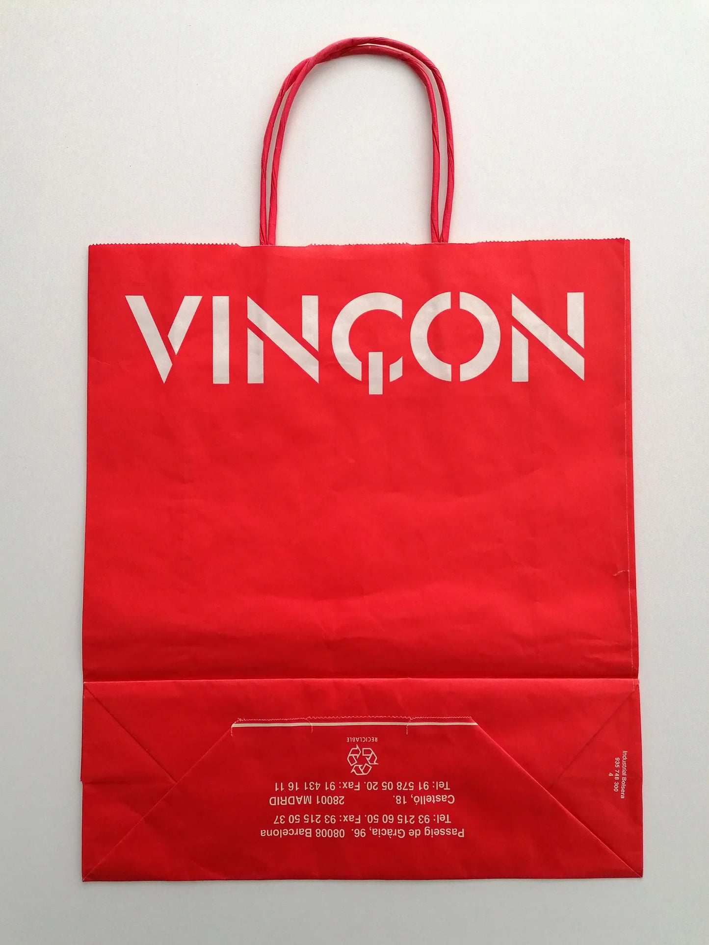 2015 VINÇON Logo Shopping Bag