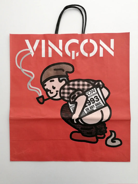 1993 Vinçon Shopping Bag "Caganer" by Pati Nuñez