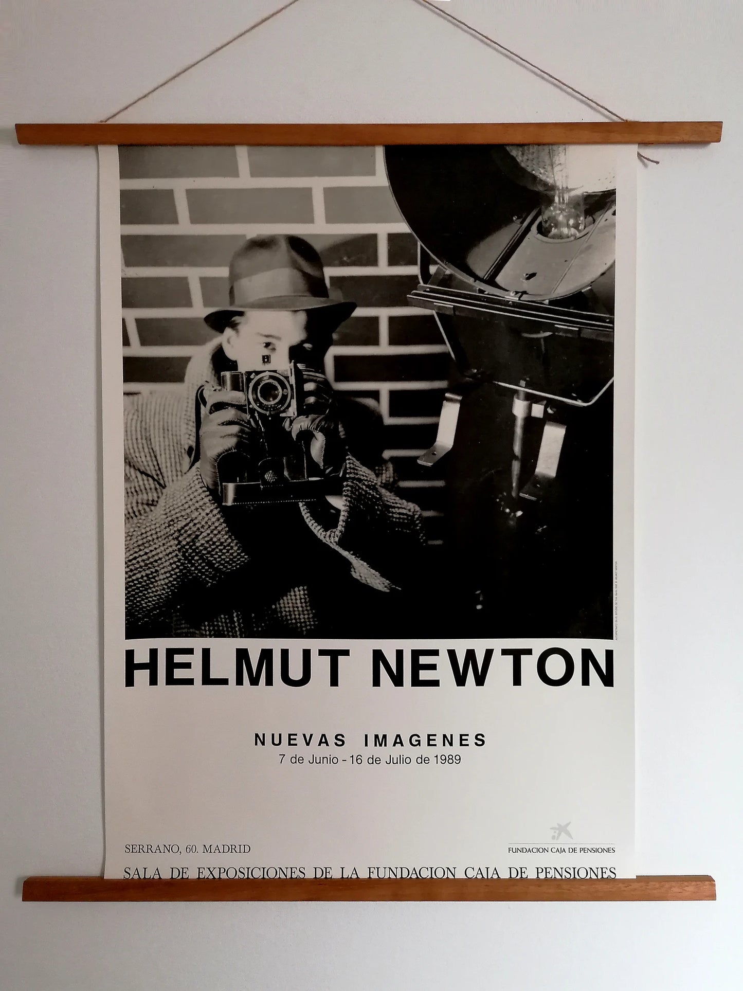 1986 Helmut Newton Exhibition Poster Madrid