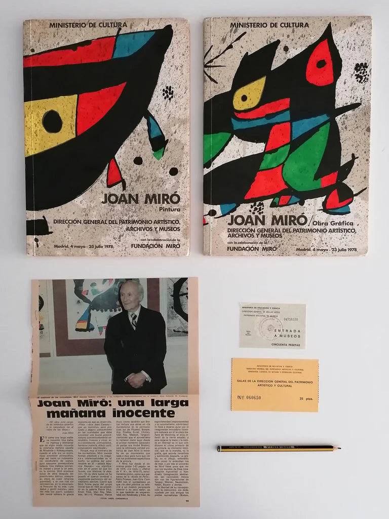 1978 Joan Miró Art Catalogs