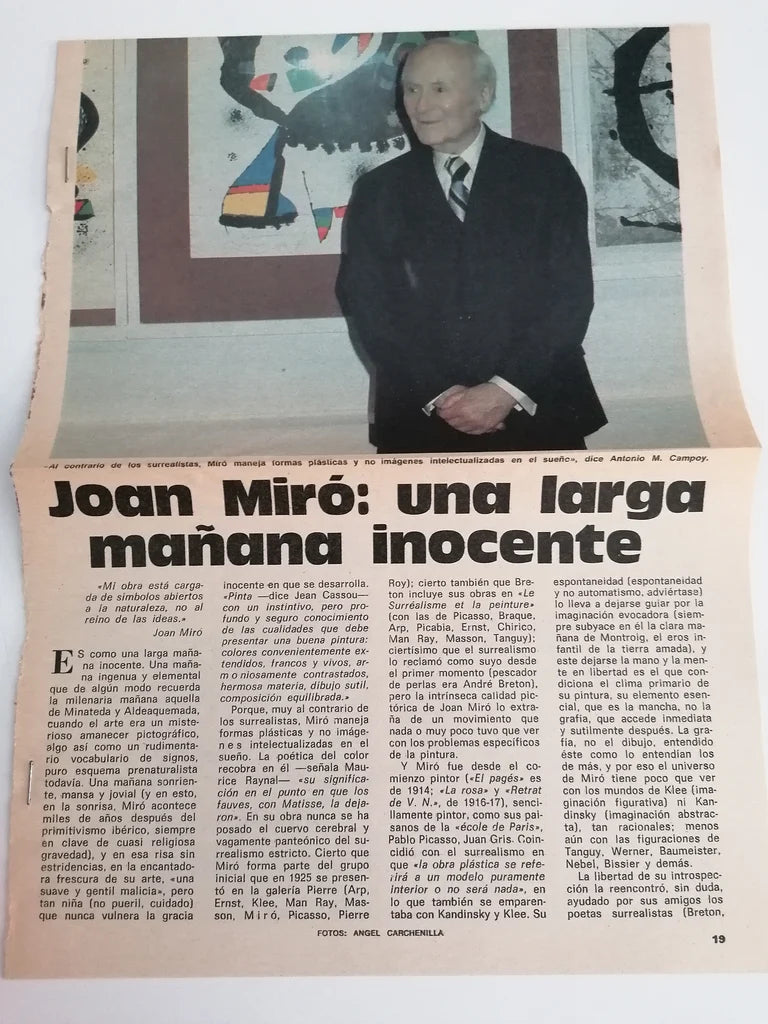 1978 Joan Miró Art Catalogs