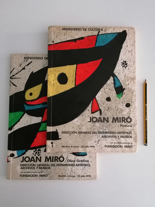 1978 Joan Miró Art Catalogs
