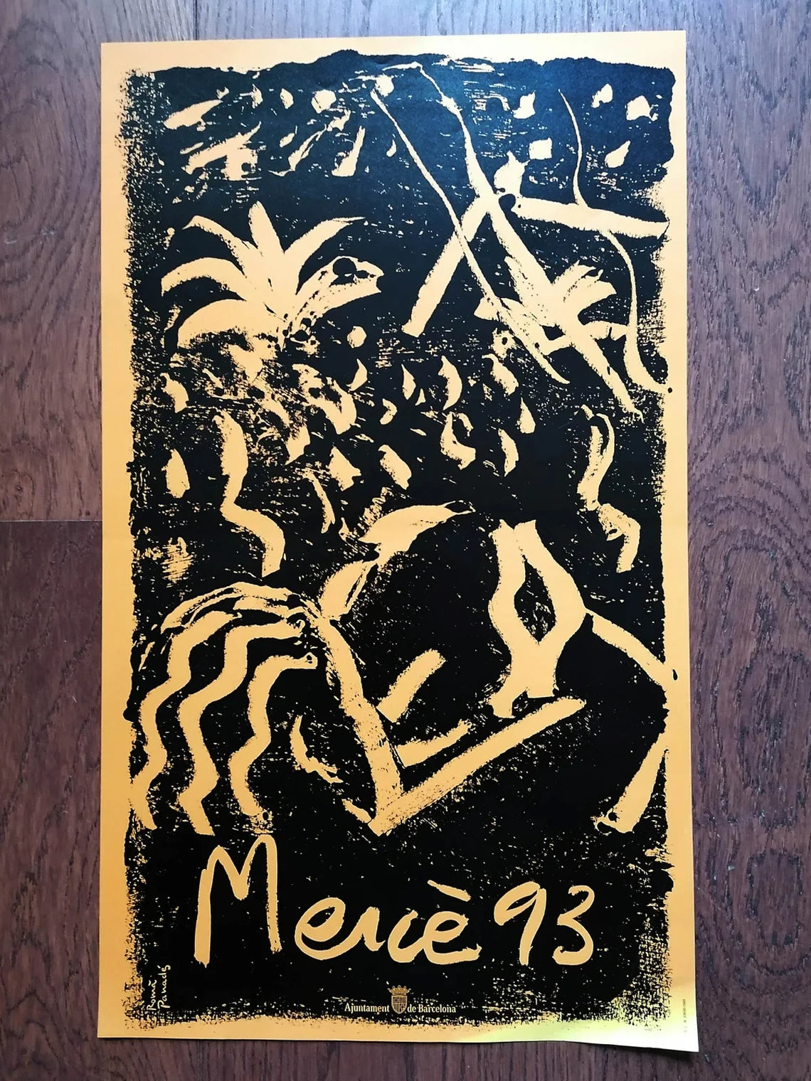 1993 La Mercè Barcelona Poster by Romà Panadés