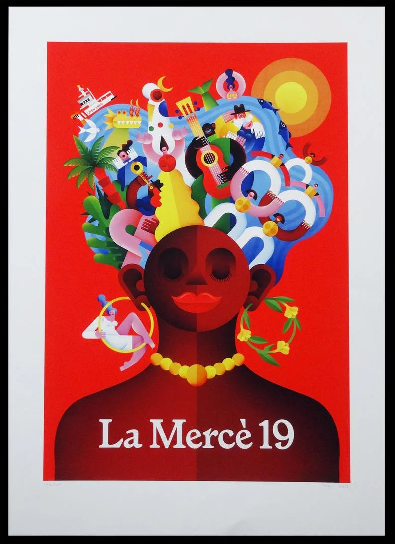 2019 Maria Corte Signed Art La Mercè Barcelona