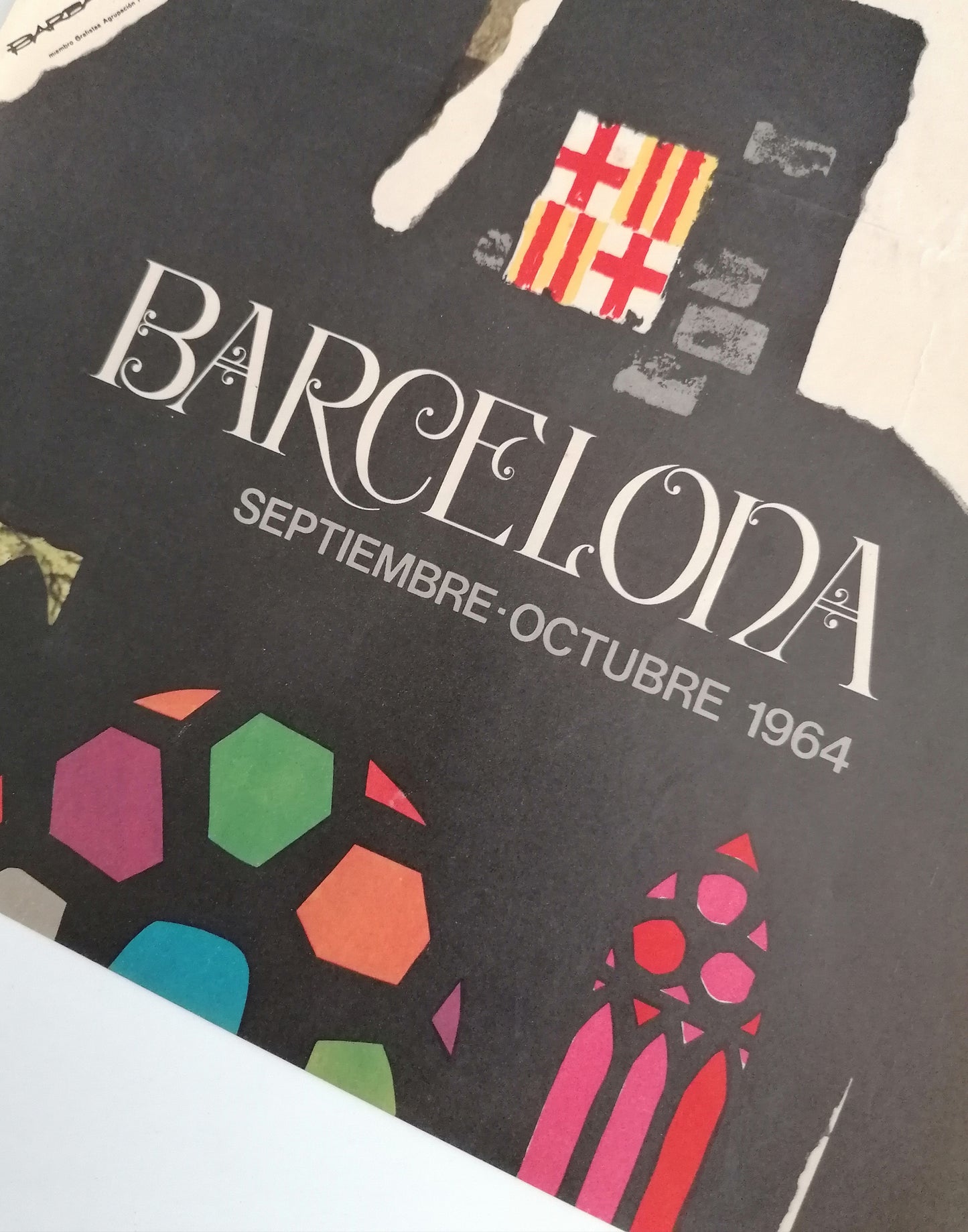 1964 Small Poster from Barcelona Festival La Mercè