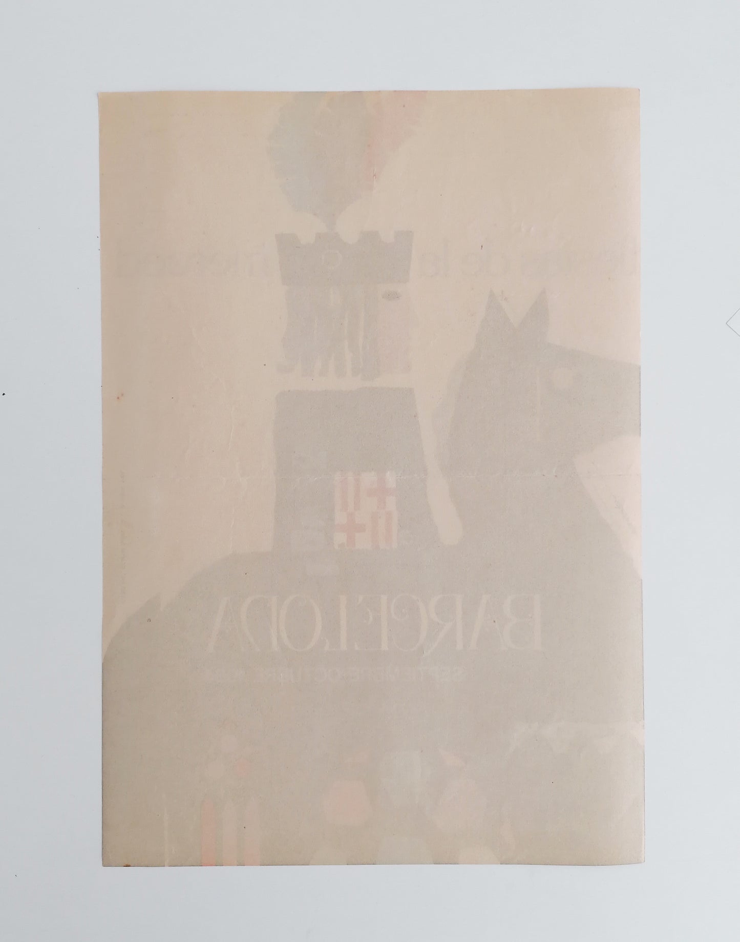 1964 Small Poster from Barcelona Festival La Mercè