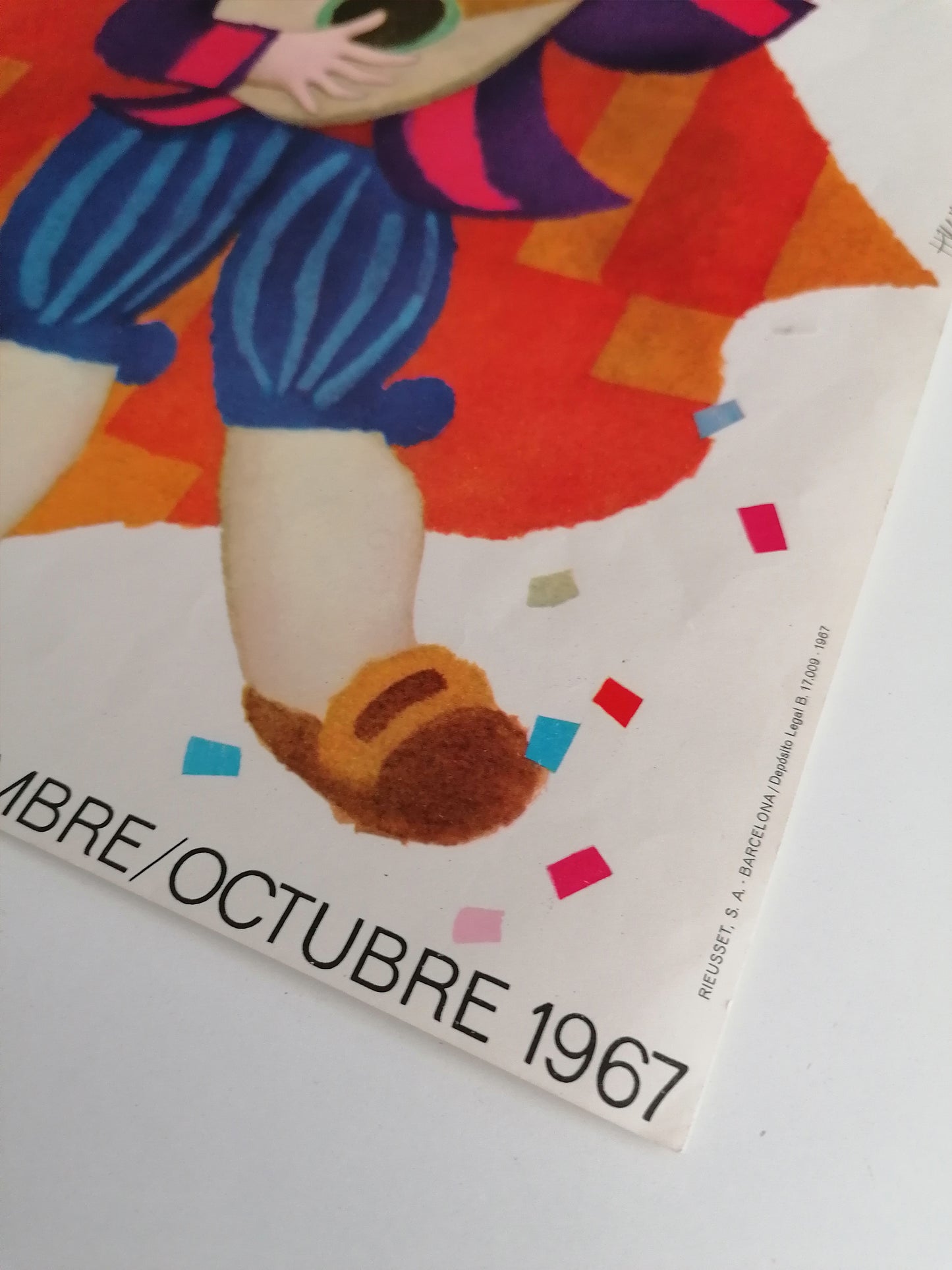 1967 Small Poster from Barcelona La Mercè Festival