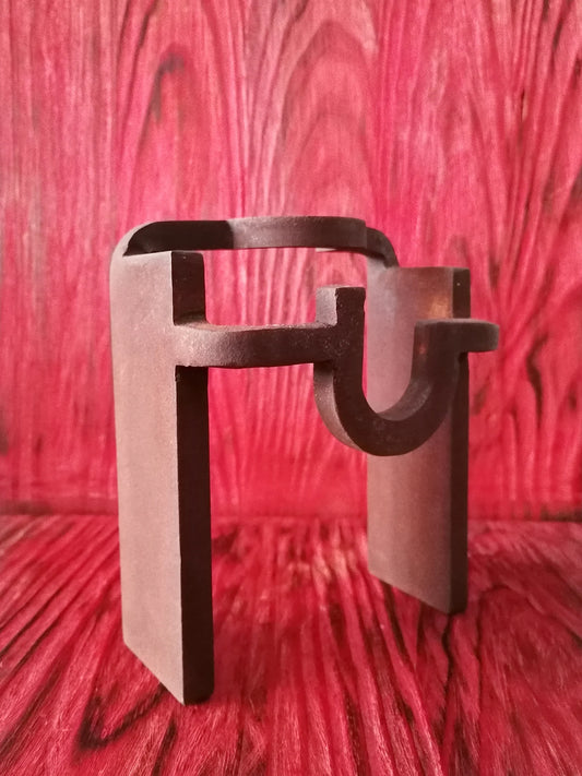 Brutalist Sculpture Inspired by Eduardo Chillida model A