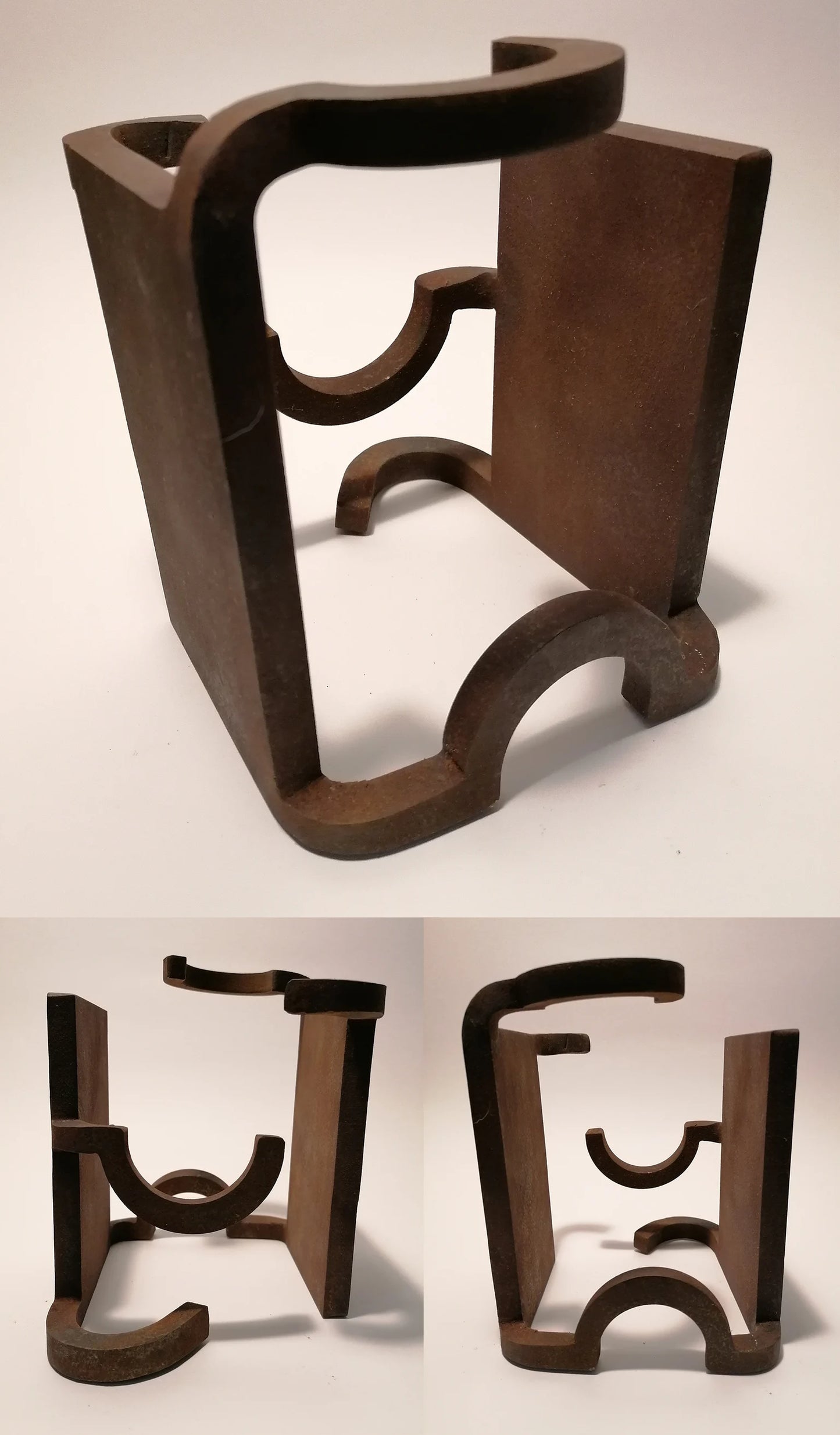 Brutalist Sculpture Inspired by Eduardo Chillida model B