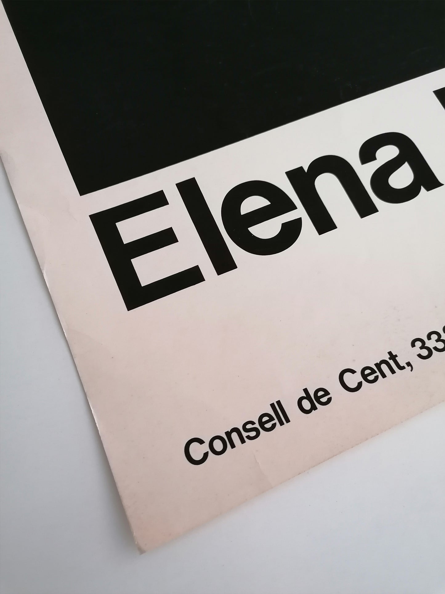 1978 Elena Paredes Poster from Barcelona Exhibition