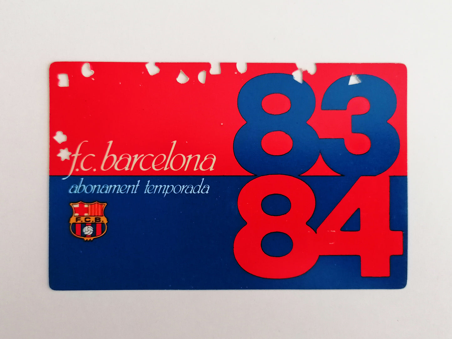 FC Barcelona Vintage Soccer Memorabilia from 1983, 1986 and 1987