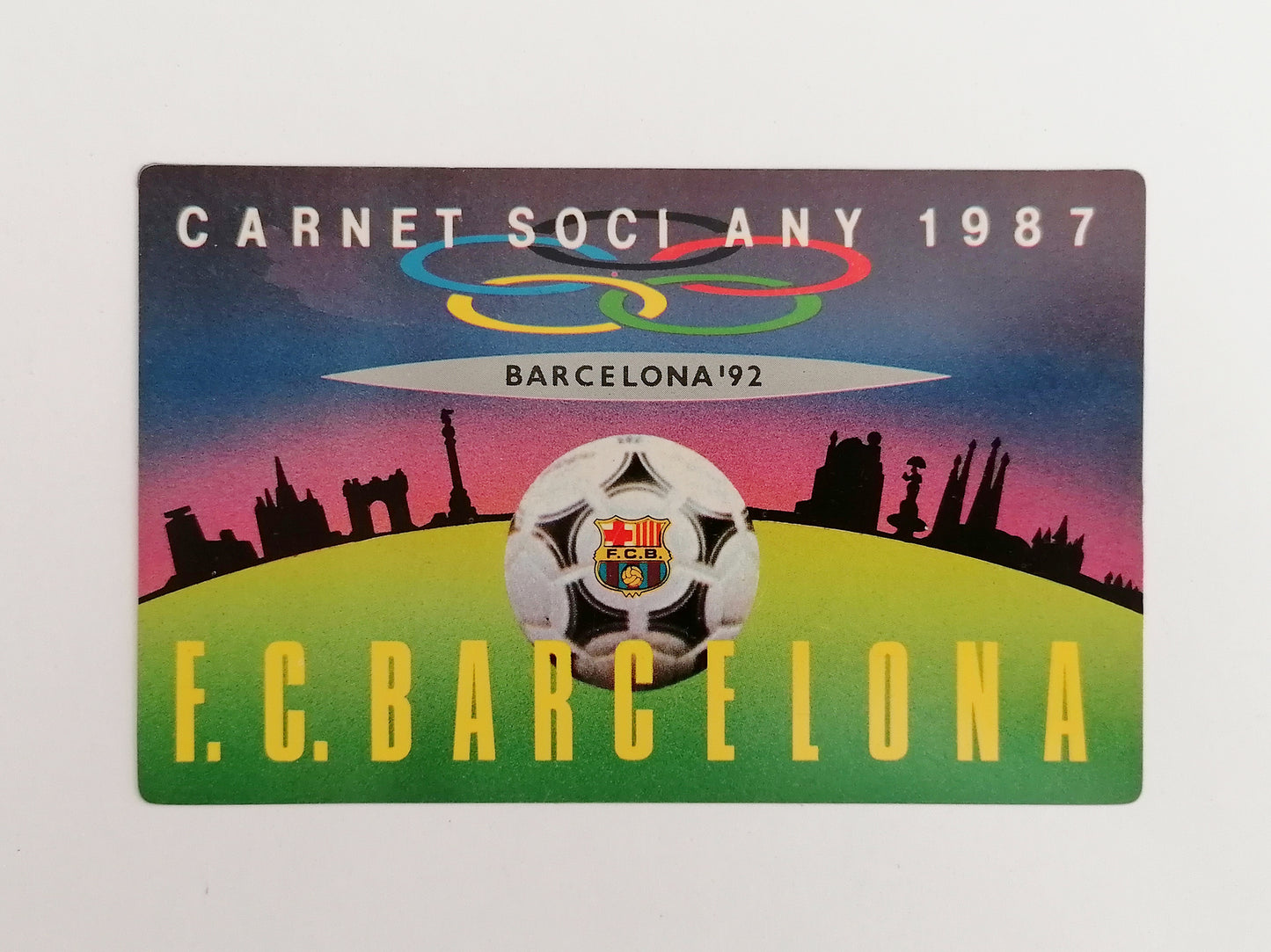 FC Barcelona Vintage Soccer Memorabilia from 1983, 1986 and 1987