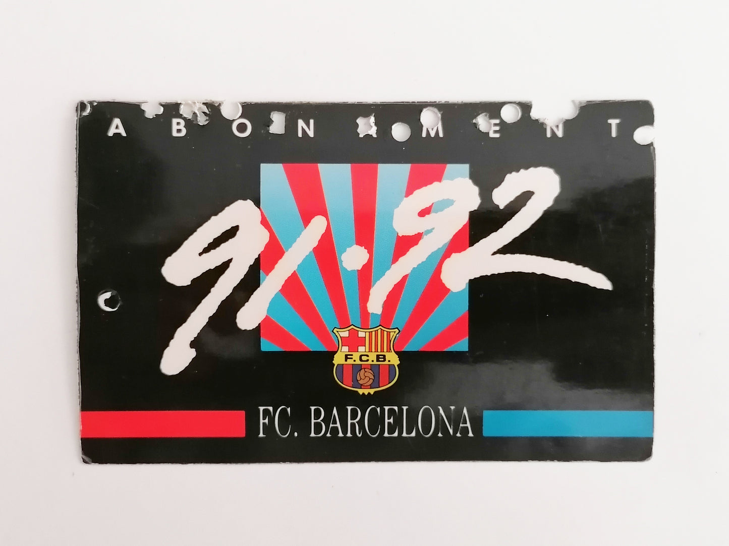 FC Barcelona Vintage Soccer Memorabilia from 1992