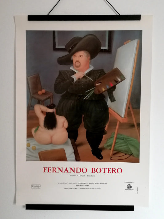 1987 Fernando Botero Poster Exhibition Poster Madrid