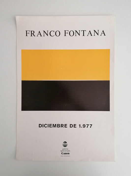 1977 Franco Fontana Vintage Poster edited by Canon