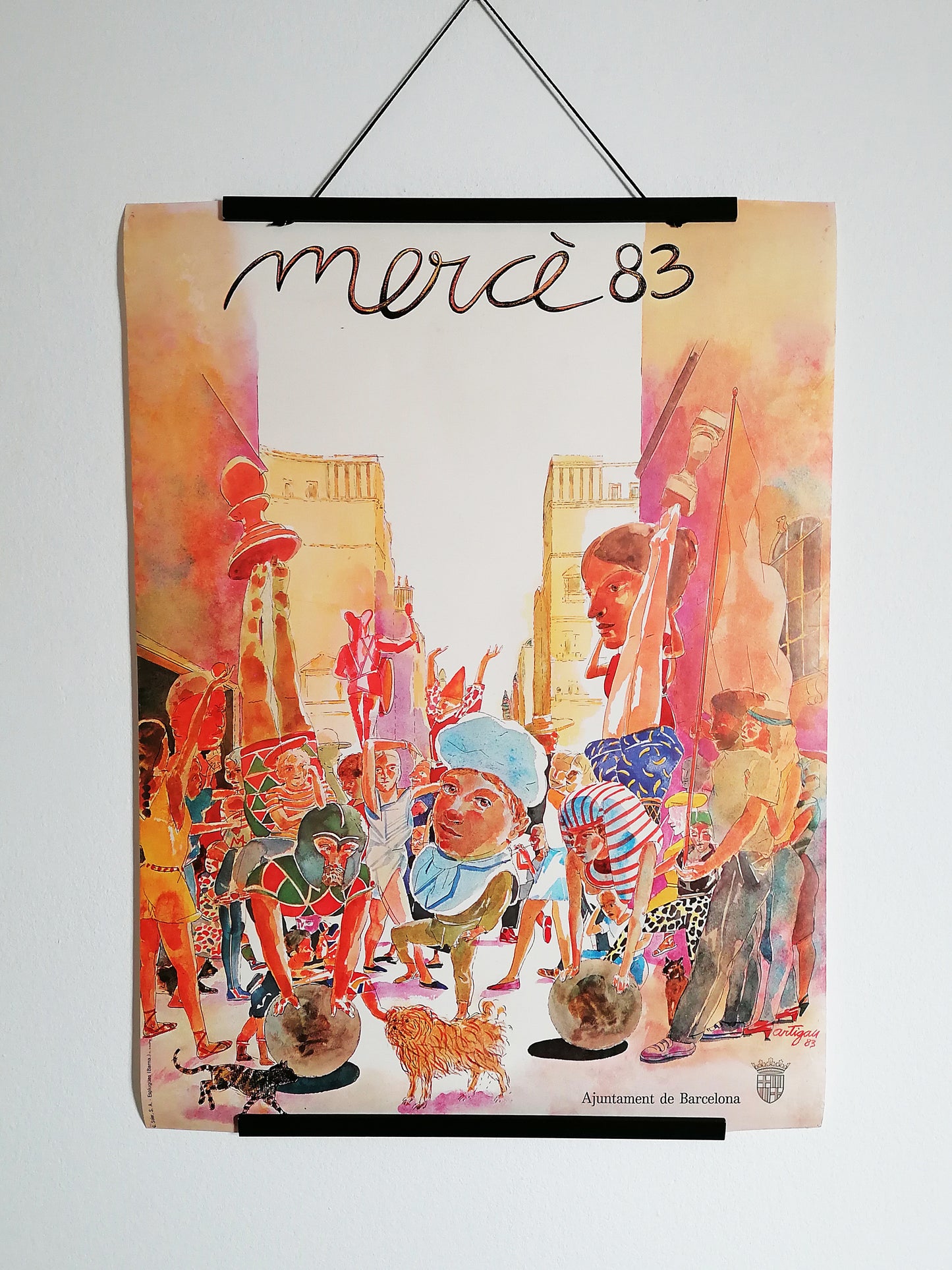 1983 La Mercè Barcelona Small Poster