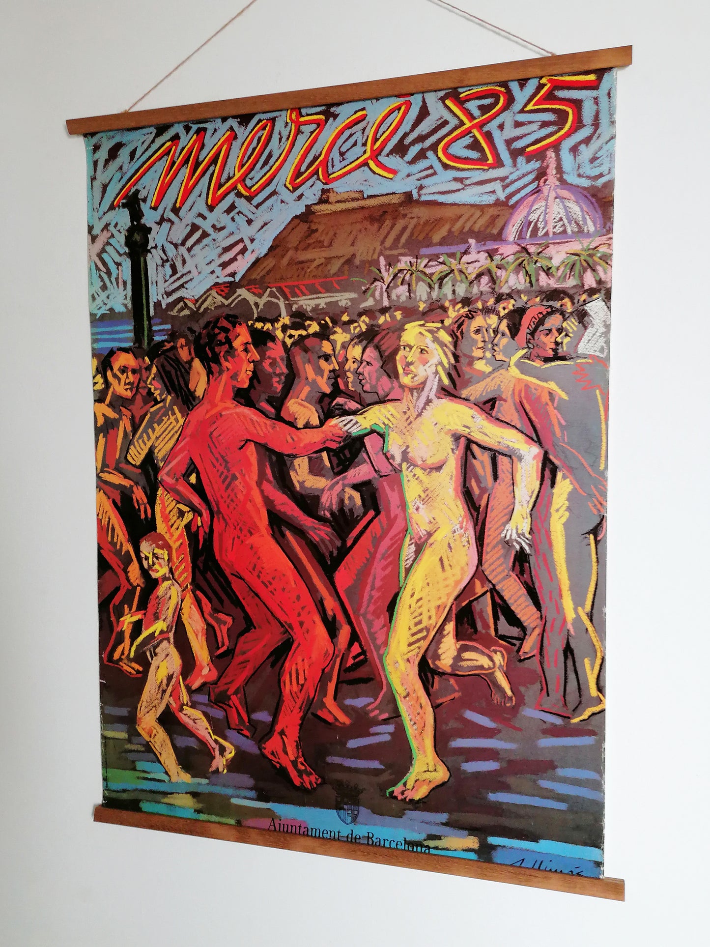 1985 La Mercè Barcelona Poster by Robert Llimós