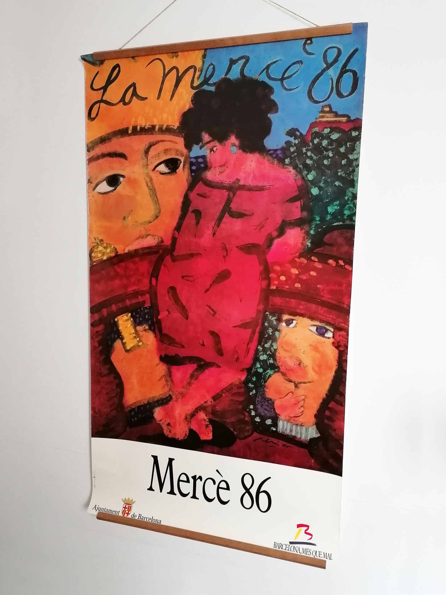 1986 La Mercè Barcelona Poster by Perico Pastor