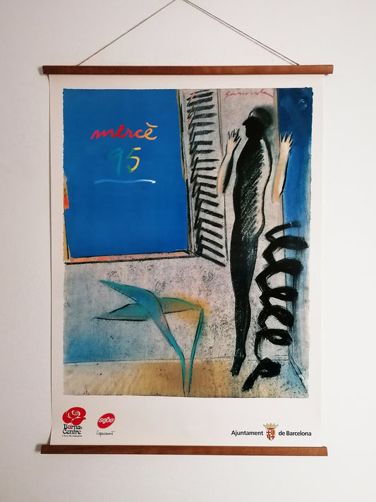 1995 La Mercè Barcelona Poster by Gerard Sala