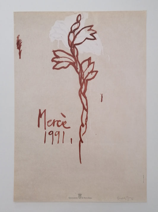 1991 La Mercè Barcelona Poster by Hernandez Pijuán