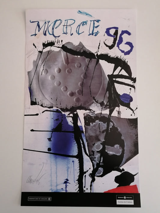 1996 La Mercè Barcelona Poster by Antoni Clavé
