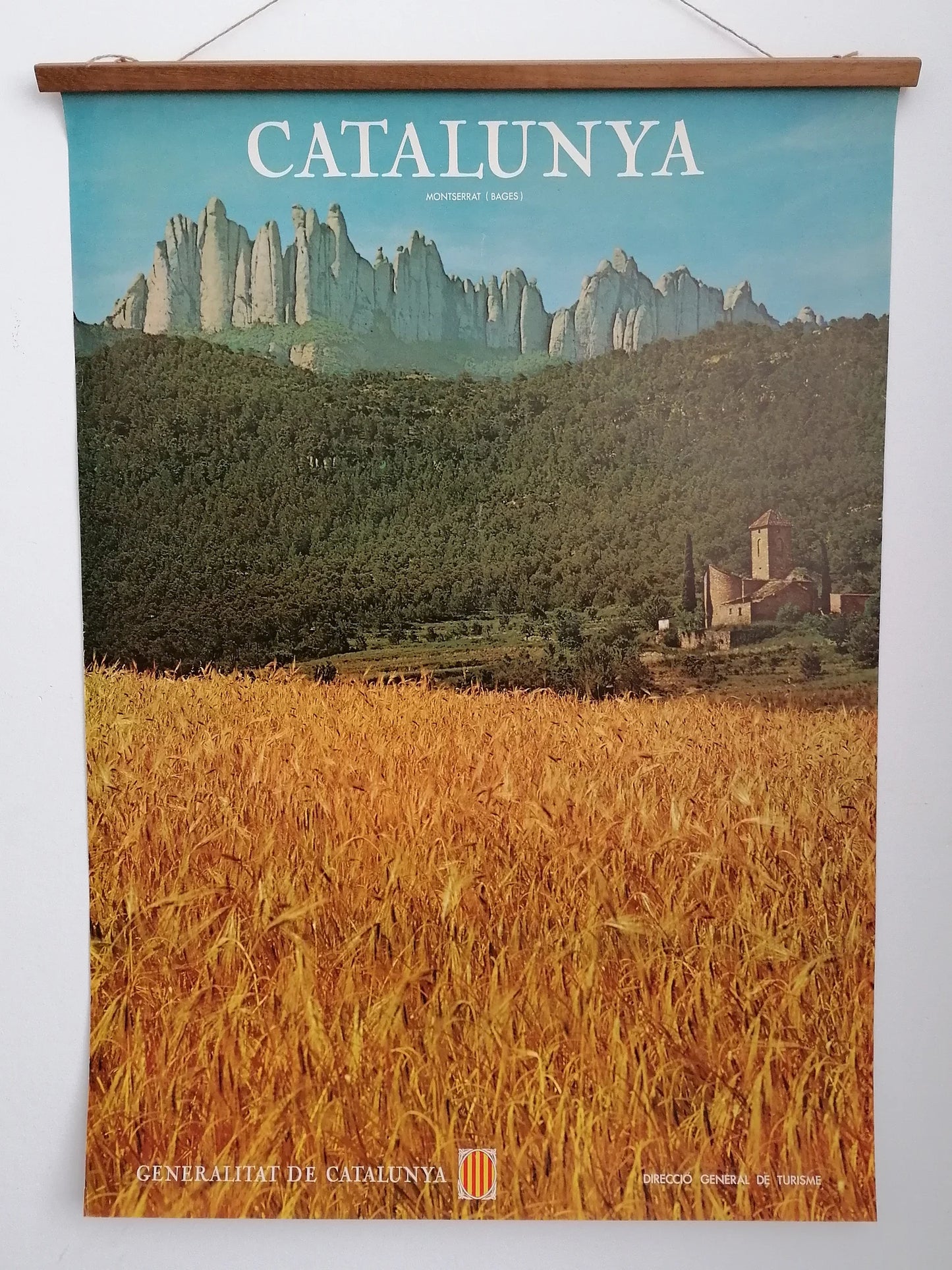 1979 Montserrat Catalonia Travel Poster