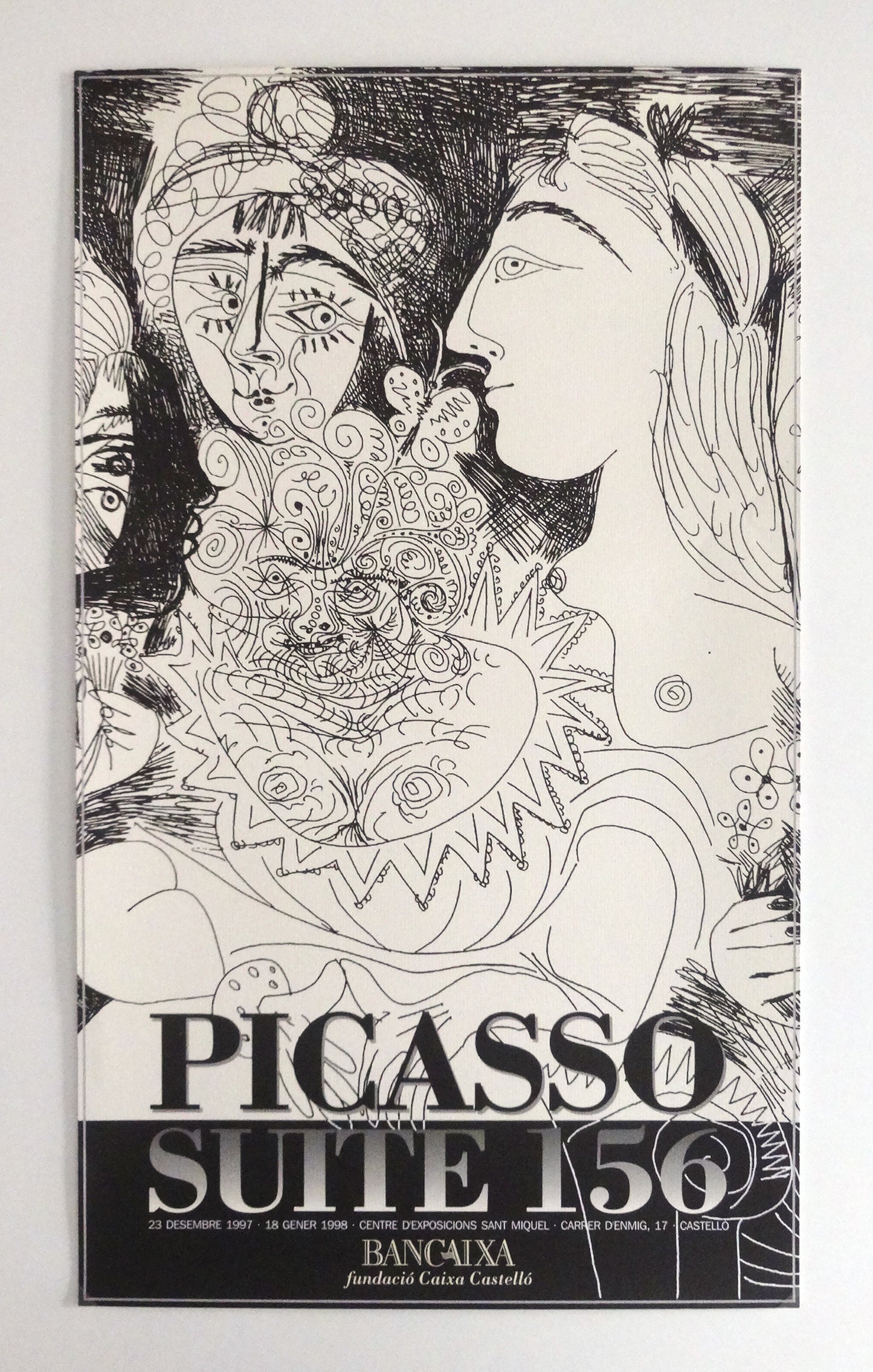 1997 Picasso Exhibition Poster Suite 156