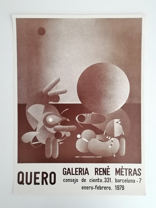 1979 José Quero Poster from Barcelona Exhibition