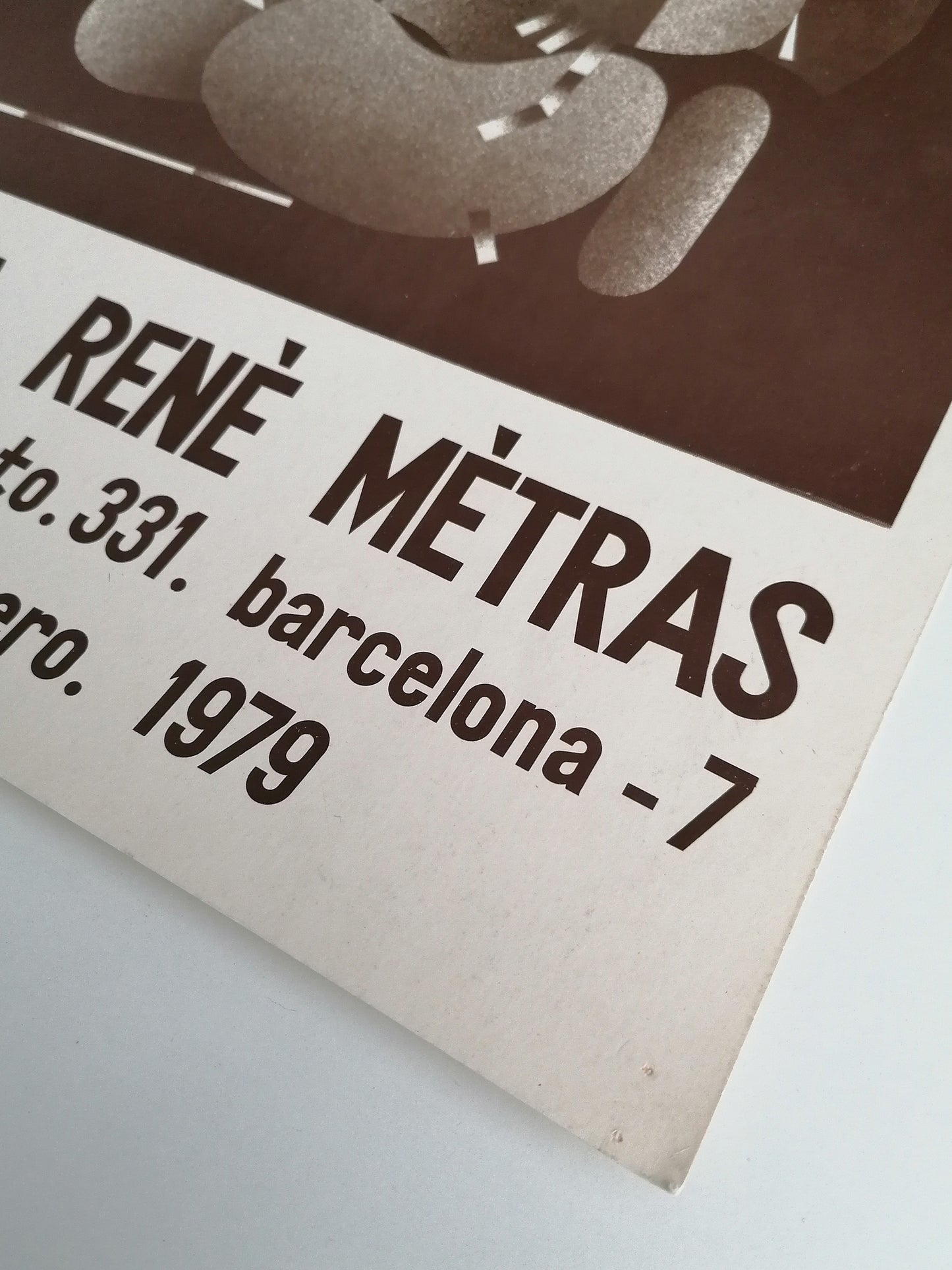 1979 José Quero Poster from Barcelona Exhibition