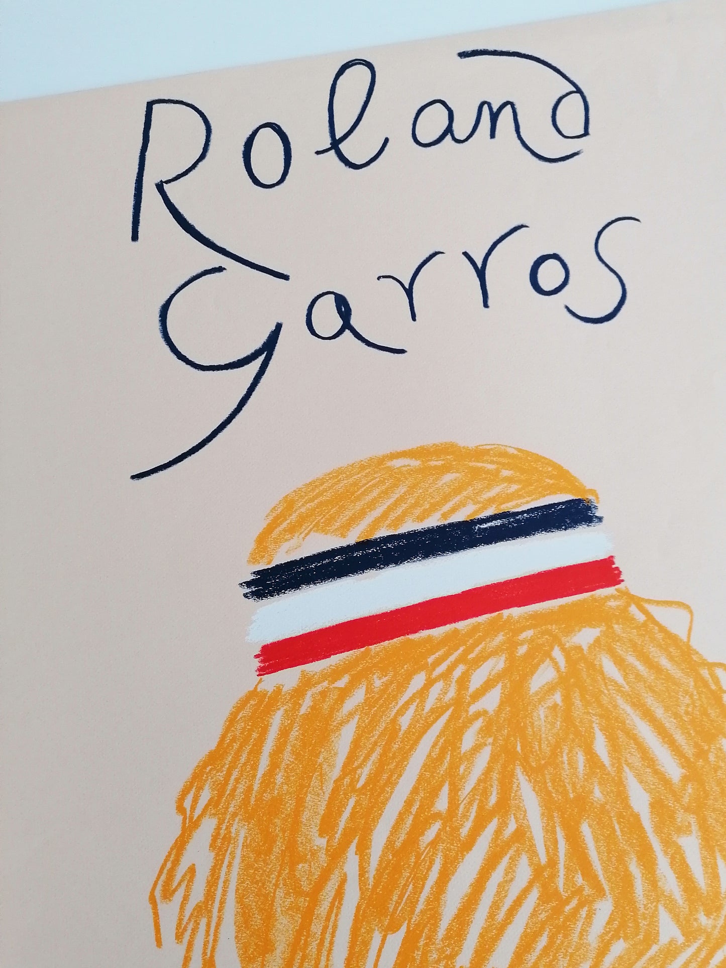 1981 Roland Garros Art Poster by Eduardo Arroyo