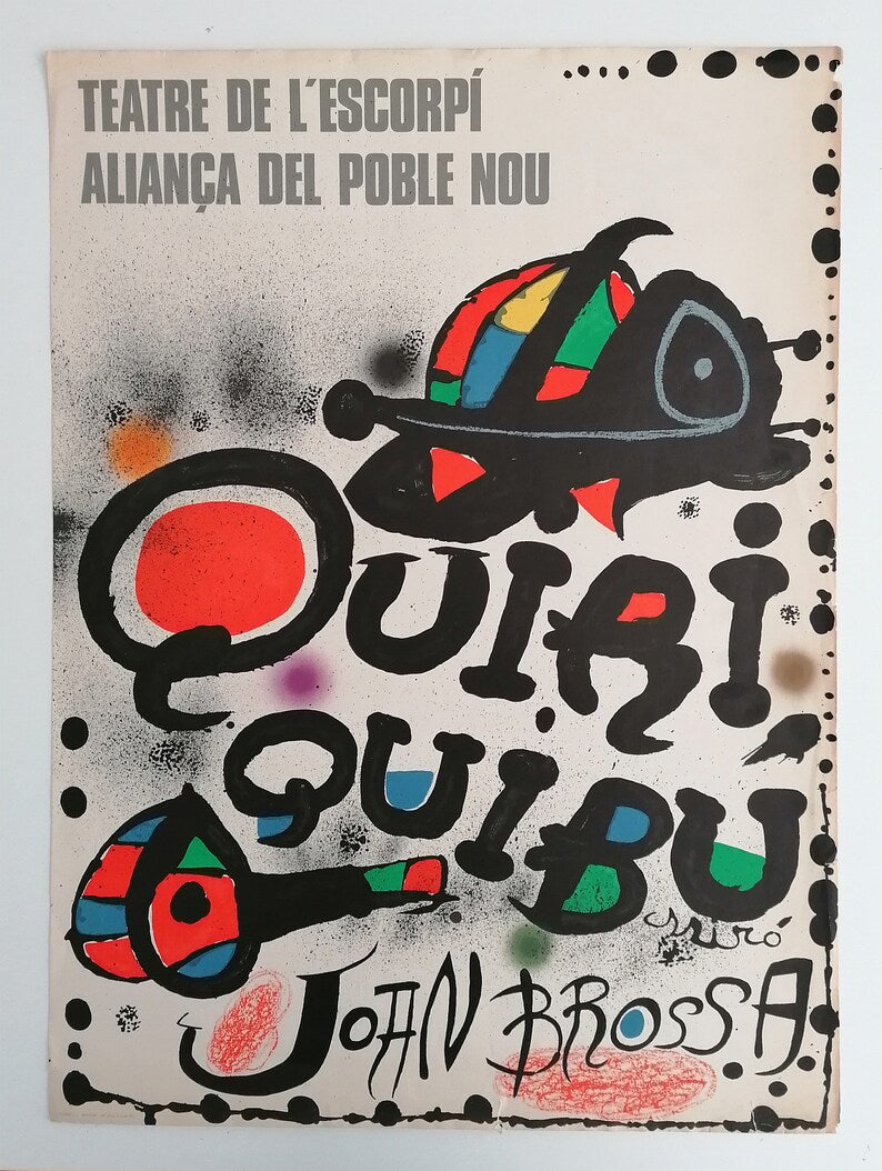 1976 Joan Miro Quiriquibu by Joan Brossa