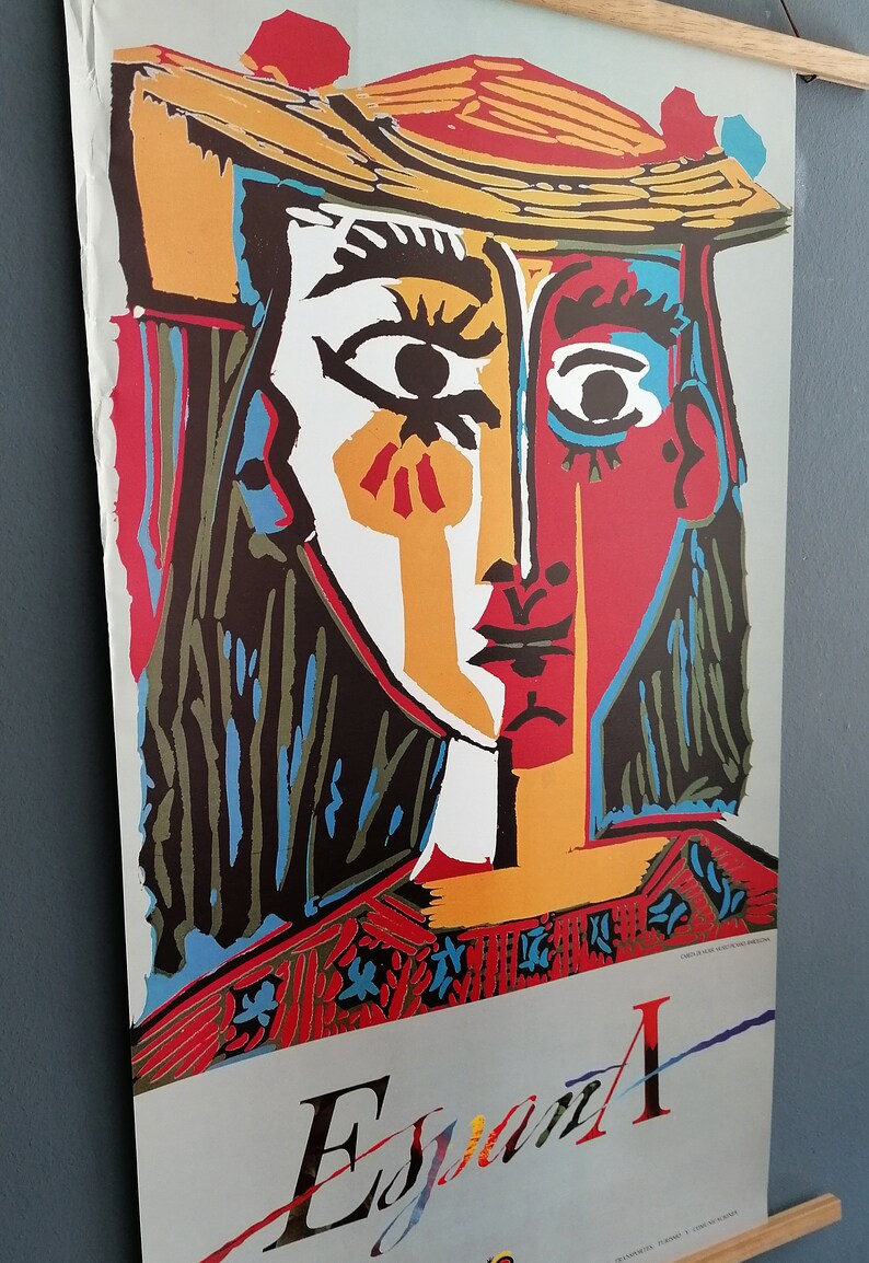1985 Picasso Woman Large Poster