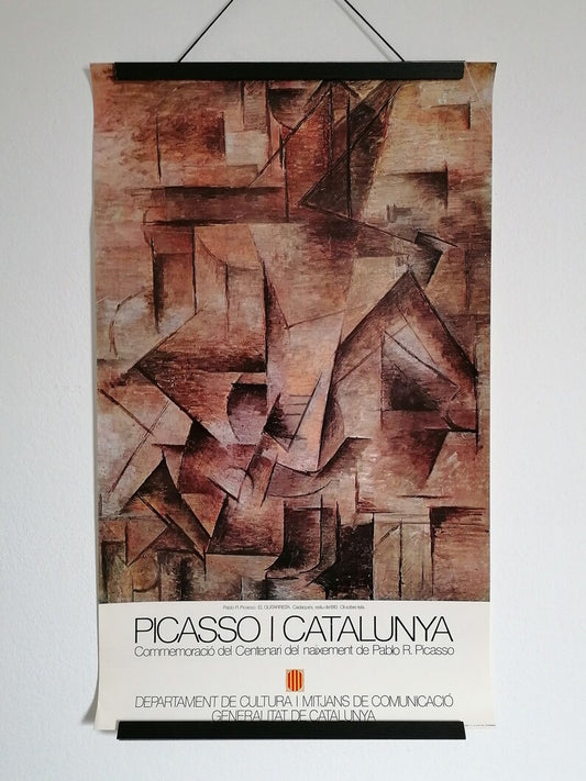 1981 Pablo Picasso Poster "Picasso and Catalonia"