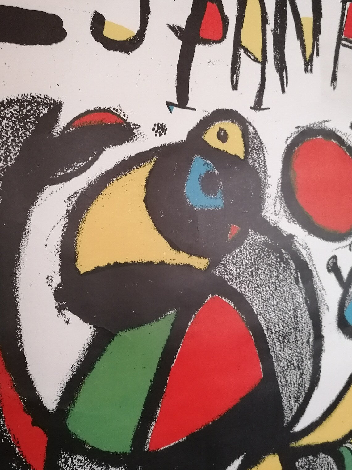 1982 World Cup Poster by Joan Miró