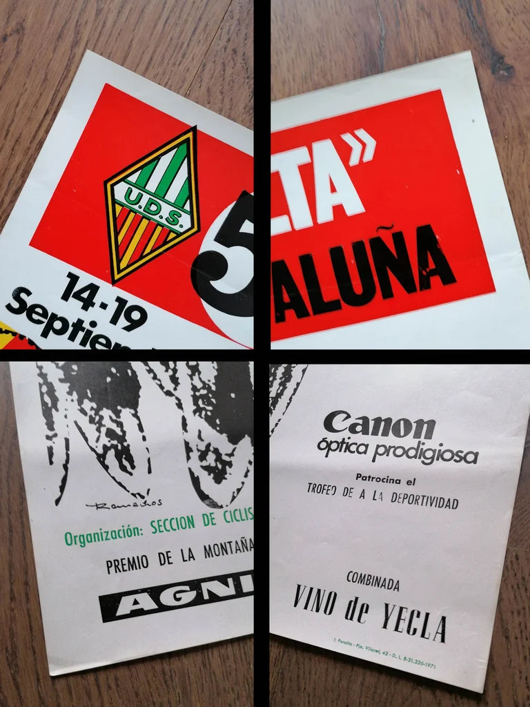 1971 Original Cycling Poster from Catalonia Ciclist Tour