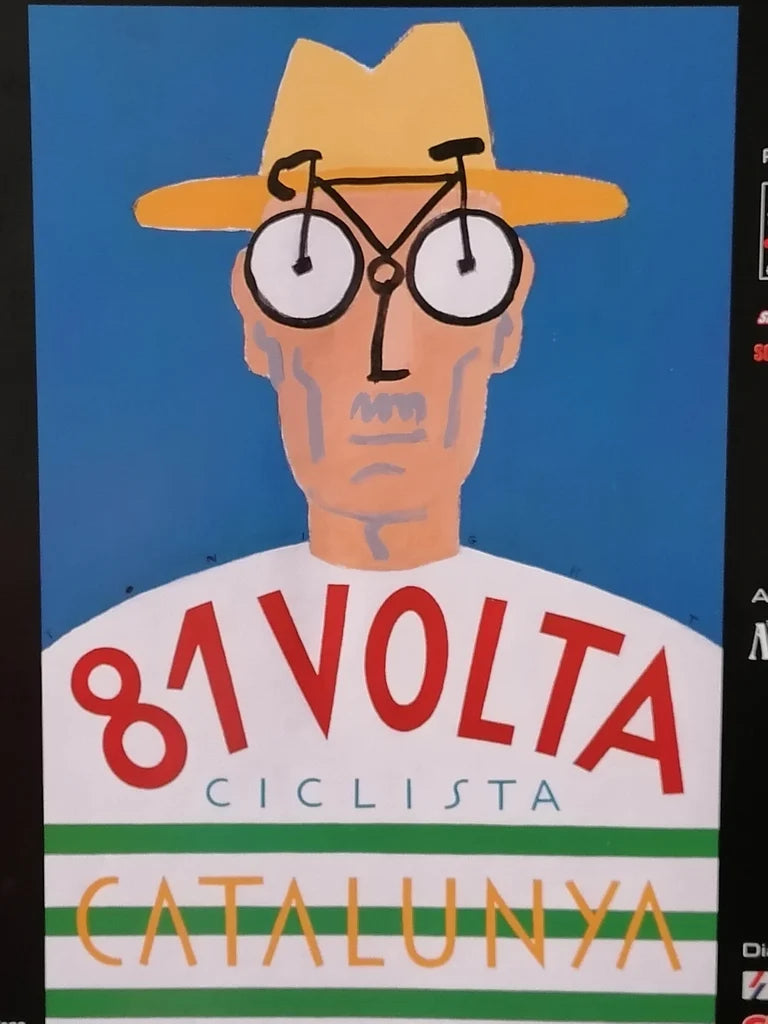 2001 Original Cycling Poster from Catalonia Ciclist Tour