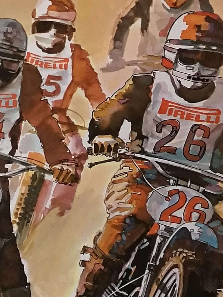 1980 Original Motocross Toll Poster