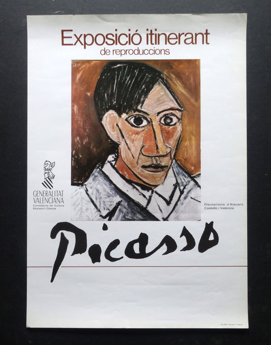 1990 Pablo Picasso Exhibition Poster